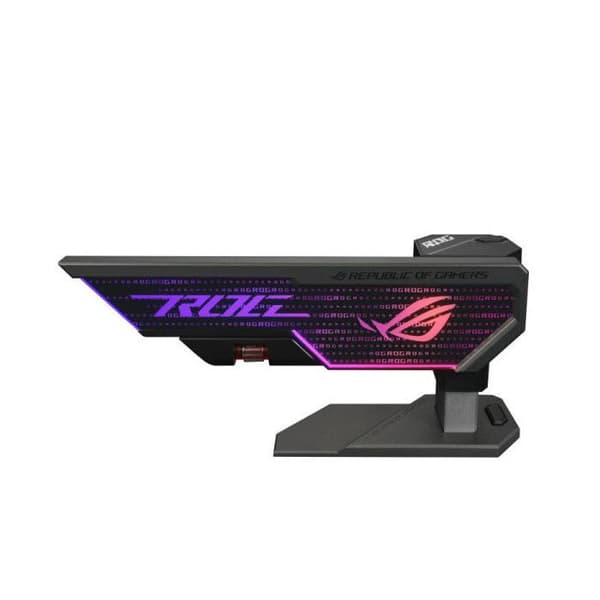 Stöd för Grafikkort - ASUS - ROG Herculx - Verktygsfri Montering - Inbyggd Nivå - Vit Legering