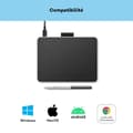 Miniatyrbild 3 av 3: GrafikTablet - WACOM - One - Känslighet 4k - Lärdetection - USB