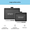 Miniatyrbild 2 av 3: GrafikTablet - WACOM - One - Känslighet 4k - Lärdetection - USB