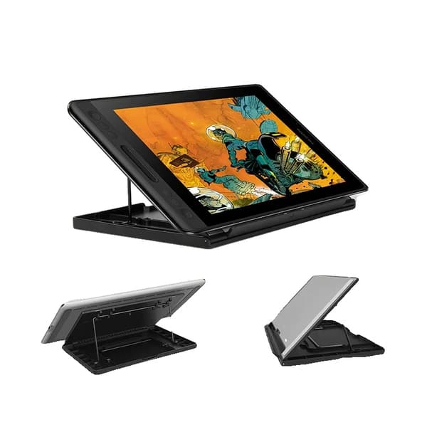 Pen Display Tablet, 13,3" Skärm, 8192 Trycknivåer,Svart med stativ