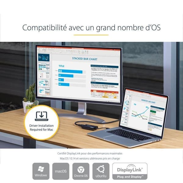 Startech externt grafikkort - USB32HD4K