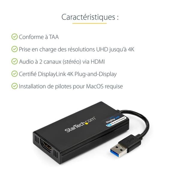 Startech externt grafikkort - USB32HD4K
