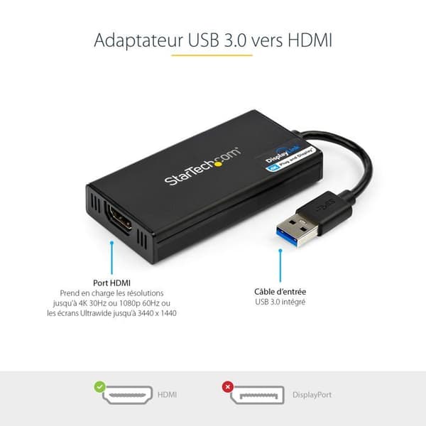 Startech externt grafikkort - USB32HD4K