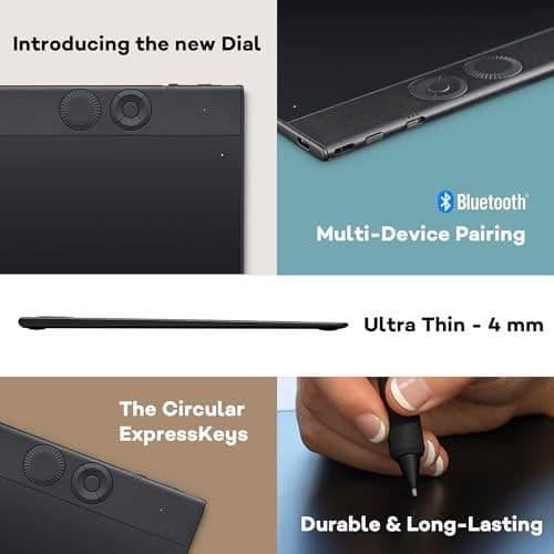 Wacom Intuos Pro Small Kompakt Lätt Grafiktablet Hög Precision