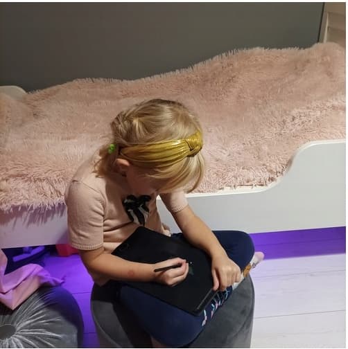 GRAFISK RITPLATTA ZNIKOPIS-tavla + stylus för barn KRUZZEL