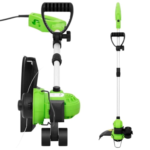 vidaXL Elektrisk gressklipper med teleskopstang 29 cm 550 W
