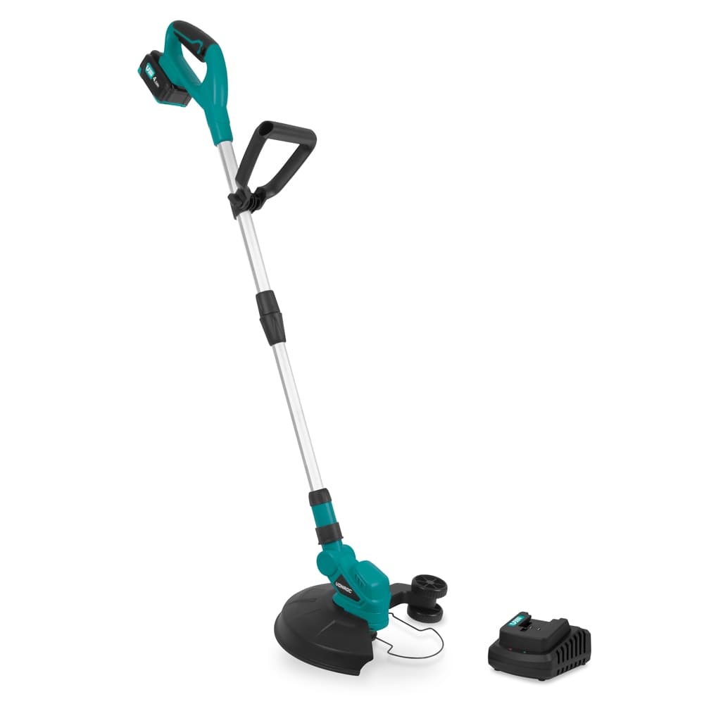 VONROC Grästrimmer 20V - 4.0Ah| Inkl. batteri och snabbladdare
