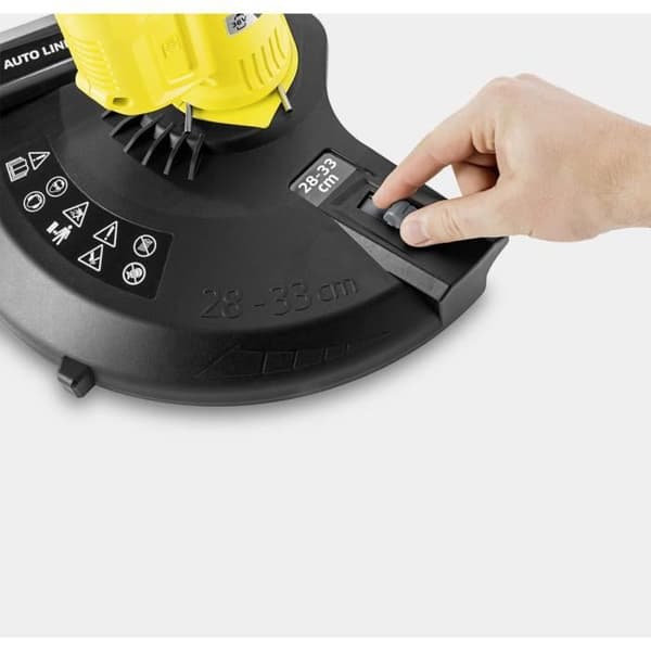 KARCHER LTR 36-33 sladdlös kanttrimmer - Gul - Batteridriven - 33 cm - Effektivt klippsystem