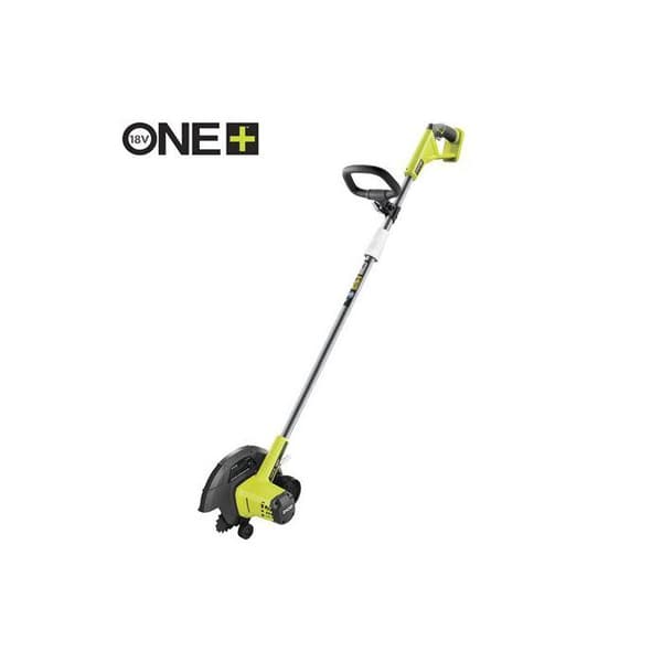 18V kanttrimmer - RYOBI - Ø 22cm tandad kniv - 4 positioner - Teleskoprör - 2 styrhjul