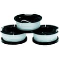 Miniatyrbild 2 av 4: BLACK+DECKER 3-pack ersättningsspolar för kantskärare, Reflex Plus självrullande spole, 3 x 10 m lina