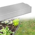 Miniatyrbild 1 av 4: XMTECH 20m Trädgårdsgräsmattkant Galvaniserat stål Flexibel metall gräsmattakant för trädgårdsblommor växter, höjd: 15 cm