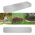 Miniatyrbild 1 av 4: XMTECH Flexibelt galvaniserat stål gräsmatta Trädgårdskant - Höjd 15cm