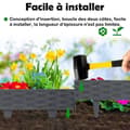 Miniatyrbild 3 av 4: PP plast gräsmatta kant - LZQ - Antracit - 5m