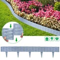 Miniatyrbild 1 av 4: Gräskantsten Trädgård - XMTECH - 10m - Slitstark PP-plast - Flexibel - Grå