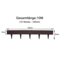 Miniatyrbild 2 av 4: Trädgårdsgräsmatta - XMTECH - 30m - Rottinglook - Brun - Beständig plast