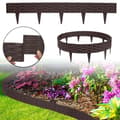 Miniatyrbild 1 av 4: Trädgårdsgräns - XMTECH - 5m - Plast PP - Rotinutseende - Brun