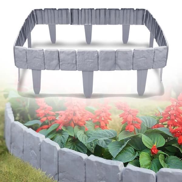 Trädgårdsränna - XMTECH - Väderbeständig - Polypropylenplast - Grå - 25cm x 23cm