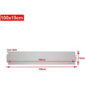 Miniatyrbild 2 av 4: YUENFONG 15m Trädgårdskant Gräsmattkant Galvaniserad metall stål Flexibelt dekorativt staket, 100 cm x 15 cm, 15 stycken