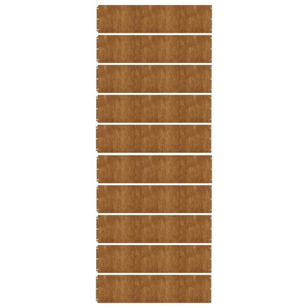 vidaXL Nurmikonreunukset 10 kpl 25x103 cm joustava Corten-teräs -  Ruohotrimmerit