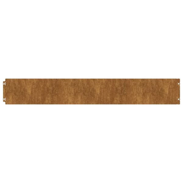 vidaXL plænekanter 10 stk. 15x103 cm fleksibel cortenstål -  Buskryddere