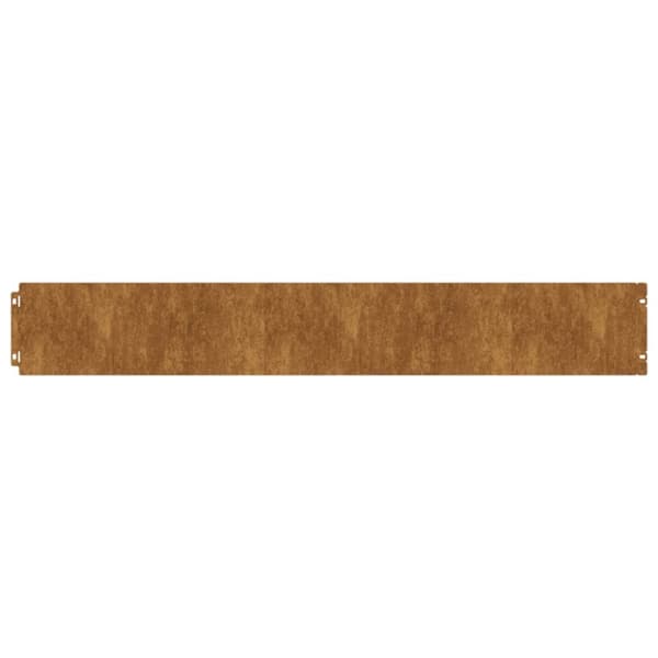 The Living Store Nurmikonreunukset 50 kpl 15x103 cm joustava Corten-teräs -  Ruohotrimmerit
