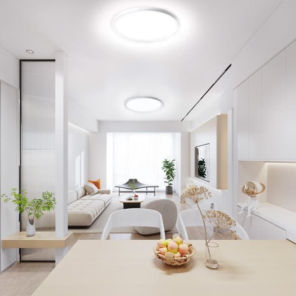 YUENFONG 72W Taklampa LED - Ultratunn LED-panel taklampa - Panelbelysning - Belysning för korridor - 28,5cm Kall vit