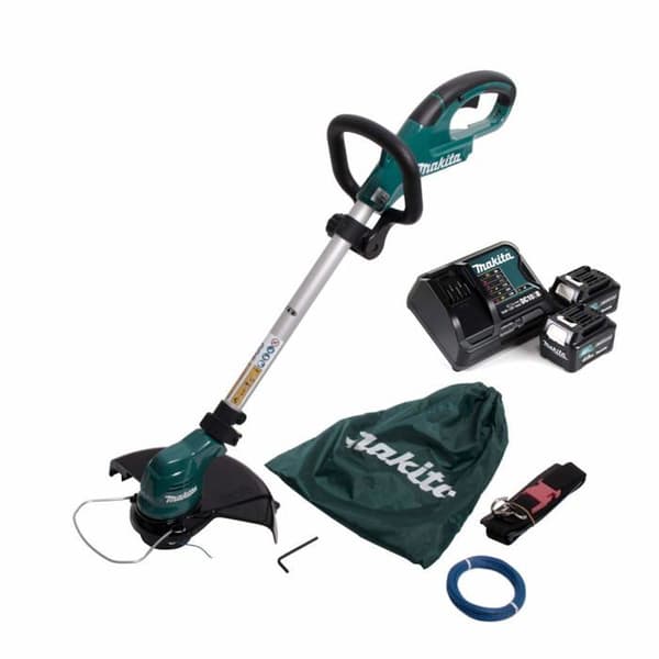 Makita grästrimmer - UR100DSME - Batteri 18V 4,0Ah Li-Ion 26cm - Lätt och praktisk