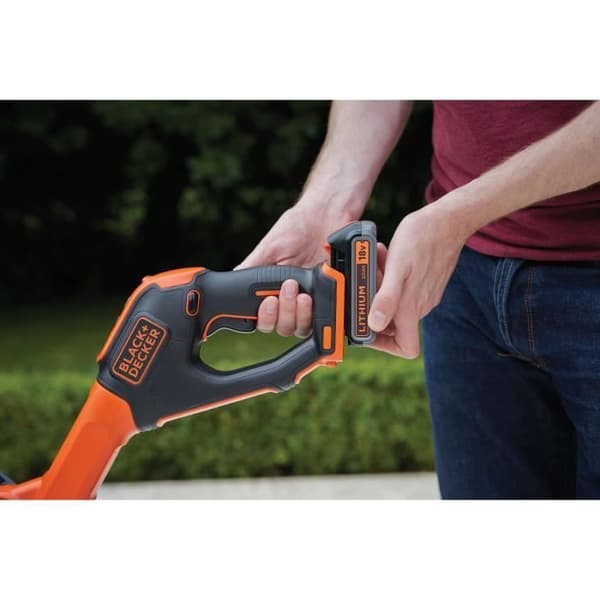 Elektrisk kantklippare BLACK+DECKER - STC1820PCB-XJ - 18V - 28 cm - Utan batteri - vridbar huvud - teleskoprör