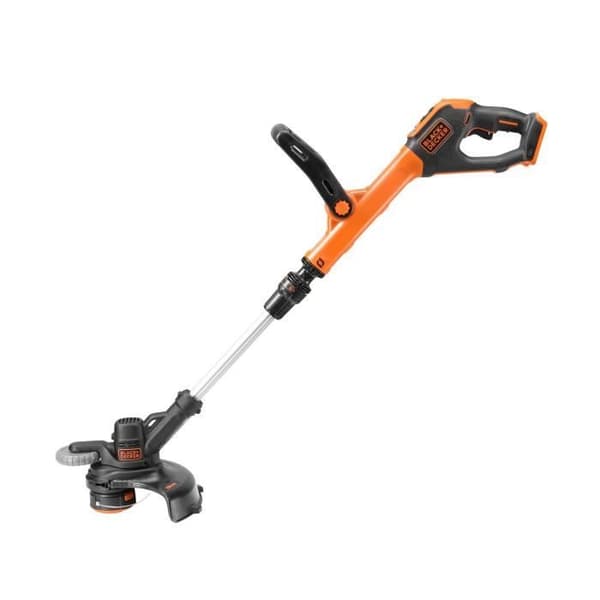 Elektrisk kantklippare BLACK+DECKER - STC1820PCB-XJ - 18V - 28 cm - Utan batteri - vridbar huvud - teleskoprör