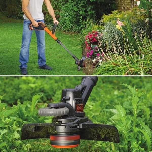 BLACK &amp; DECKER Sladdlös strängtrimmer 28cm 18V 2Ah