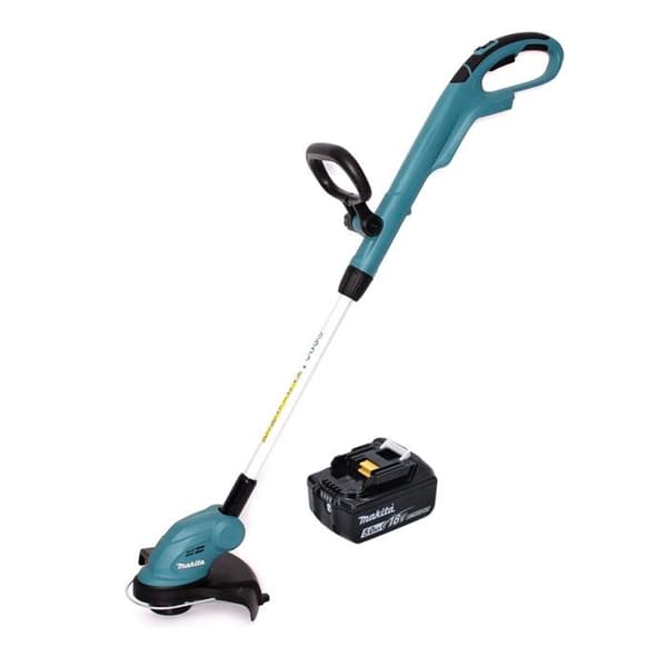 Makita DUR 181 18V Li-Ion sladdlös grästrimmer + 1x BL 1850 5,0 Ah batteri - utan laddare