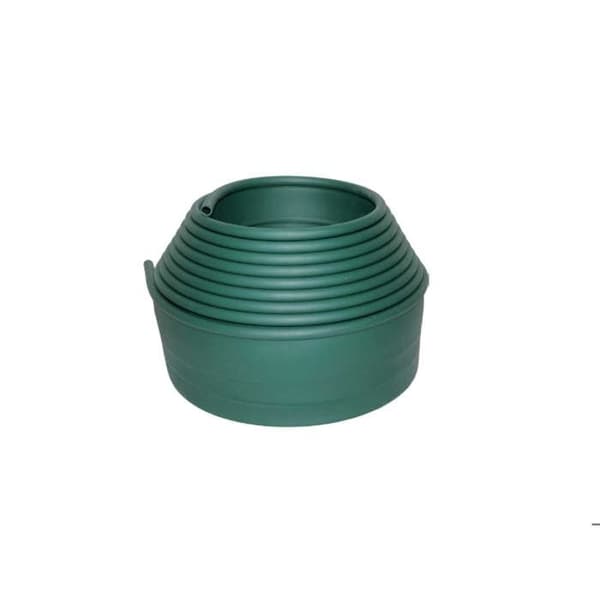Grön trädgårdsränna i polyeten Smart - H.10 cm x L.6 m Grön
