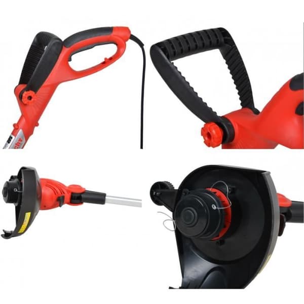 Lätt elektrisk grästrimmer Hecht 530 - BB LOISIR - 30 cm klippbredd - teleskopisk stång