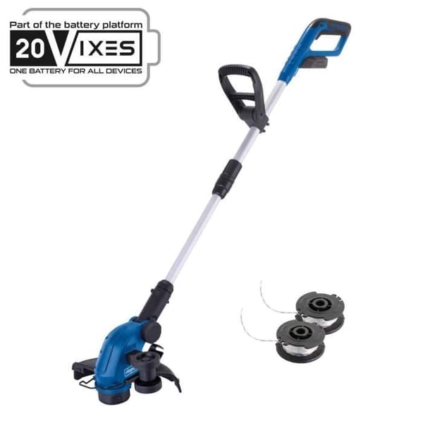 Trådlös kantklippare C-LT300-X - teleskopisk + 2-i-1-funktion - SCHEPPACH 20V IXES - utan batteri och laddare