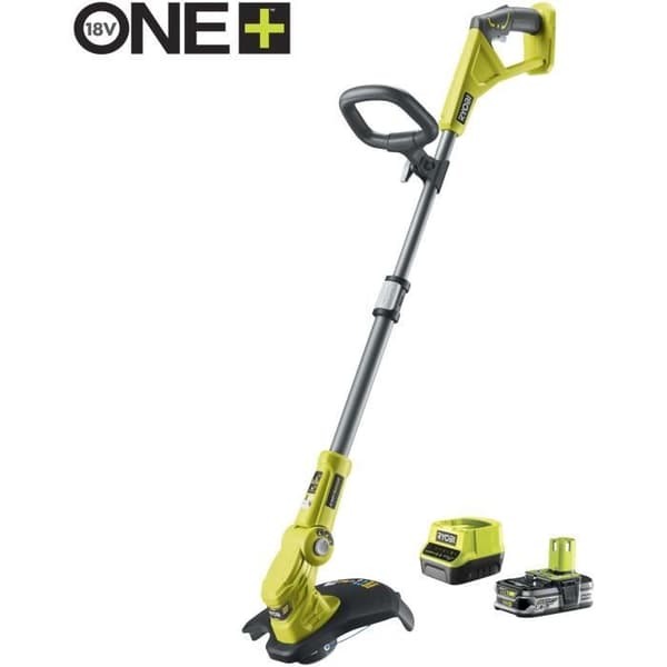 RYOBI - 18V ONE+ trimmer - skär Ø 25-30 cm - teleskoprör - 1 2,5 Ah batteri &amp; laddare + GRATIS RAC155 - RLT183225FPK