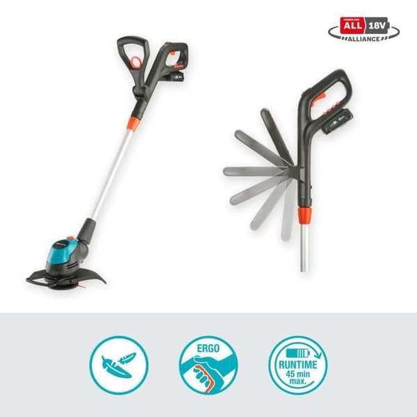 GARDENA batteridriven kantskärare - EasyCut 23/18V P4A - 18V - 23 cm