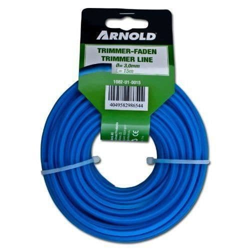 Arnold 1082-U1-0005 Tråd för kantklippare cirkulär med 4 sidor 3 mm…