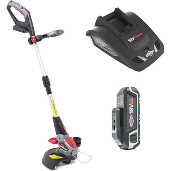 Kantsnibbler - Briggs Stratton - 18GTK - 18V Lithium-Ion - Svängbar huvud - Automatisk justering