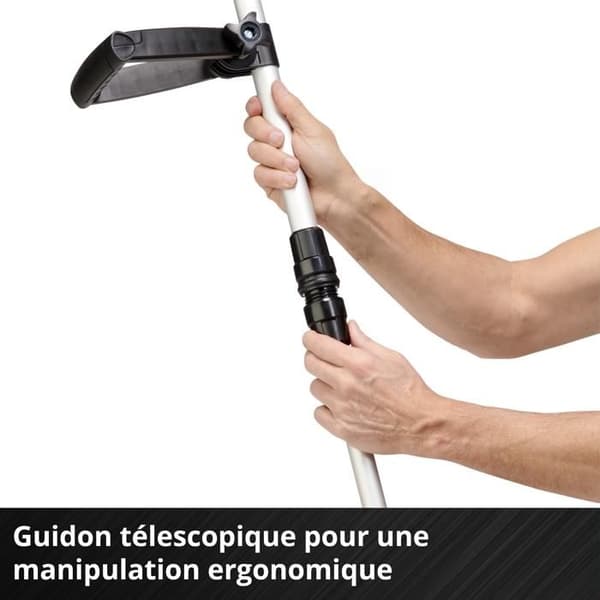Einhell sladdlös strängtrimmer 3411123 utan batteri, handtag justerbart i höjdled, med skyddsklämma 18 V