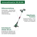 Miniatyrbild 3 av 3: Bosch Home and Garden UniversalGrassCut 18V-26-500 sladdlös trimmer