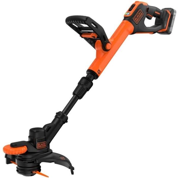 Trådlös grästrimmer - BLACK + DECKER - BCSTR918D1-QW - 18 V - 2Ah - 25 cm - Svart / Orange