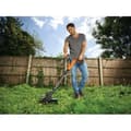 Miniatyrbild 2 av 6: Eltrisk kantklippare BLACK+DECKER - STC1820EPC-QW - 18V - 28cm - Med 18V batteri - 2 hastigheter - 180° vridbar huvudenhet