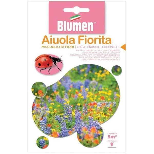 Fröpåse mix nyckelpiga blommor parti om 10