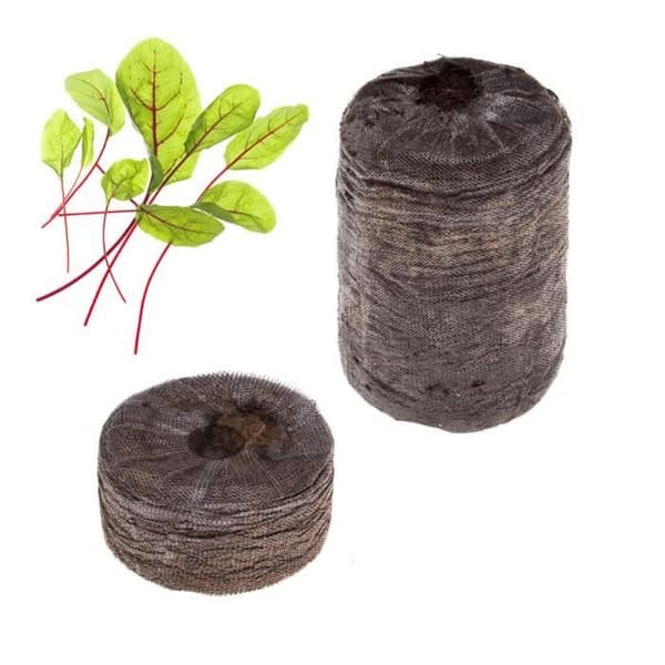 TREGREN kit med Red Sorrel-kapslar för grönsaksträdgårdar inomhus. 2 torvkapslar och röda sorrelfrön.