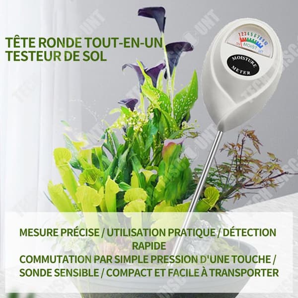 TD Hygrometer Fuktighetsmätare Inga batterier krävs Jordfuktighetsmätare Tester Växtfuktighet för blomkruka Trädgård Gårdsgård