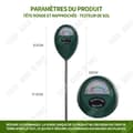 Miniatyrbild 3 av 4: TD Hygrometer Fuktighetsmätare Inga batterier krävs Jordfuktighetsmätare Tester Växtfuktighet för blomkruka Trädgård Gårdsgård