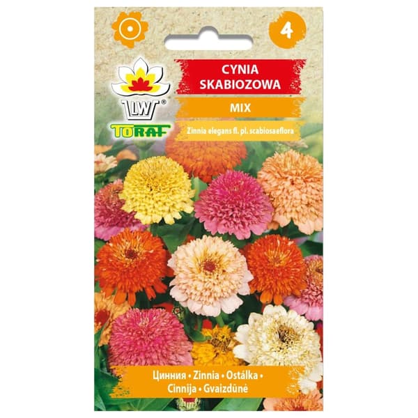 Zinnia scabiosa -sekoitus 1 g