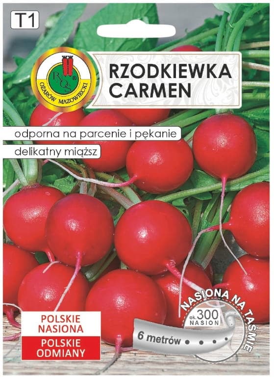 CARMEN-retiisi - puolalainen lajike ympärivuotiseen viljelyyn, siemenet