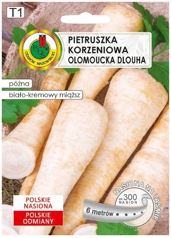 OLOMOUČKA persilja 300 siementä 6 metrin nauhassa, myöhäinen lajike, runsassatoinen