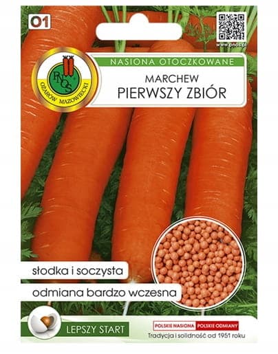 Porkkana First Harvest 300 siementä, varhainen lajike, mehukas malto